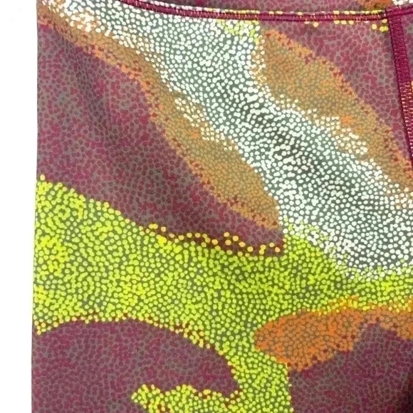 Noli Earthy Dot Camo Sedona Higb Waist Quick Wick 4 Way Stretch Legging Size S - Picture 6 of 15